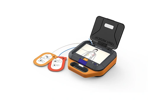 Lepu LeAED®IP55 su geçirmez ve toz geçirmez ile ilk yardım için tıbbi sınıf taşınabilir AED makinesi otomatik harici defibrilatör