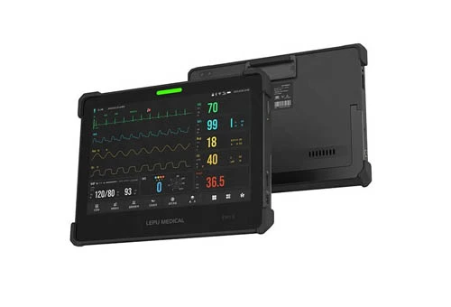 Lepu tıbbi sınıf AIView VX Tablet hayati işaretleri monitör hasta monitörü hastane kliniği koğuş ve ev kullanımı için dokunmatik ekranlı taşınabilir multiparametre monitör